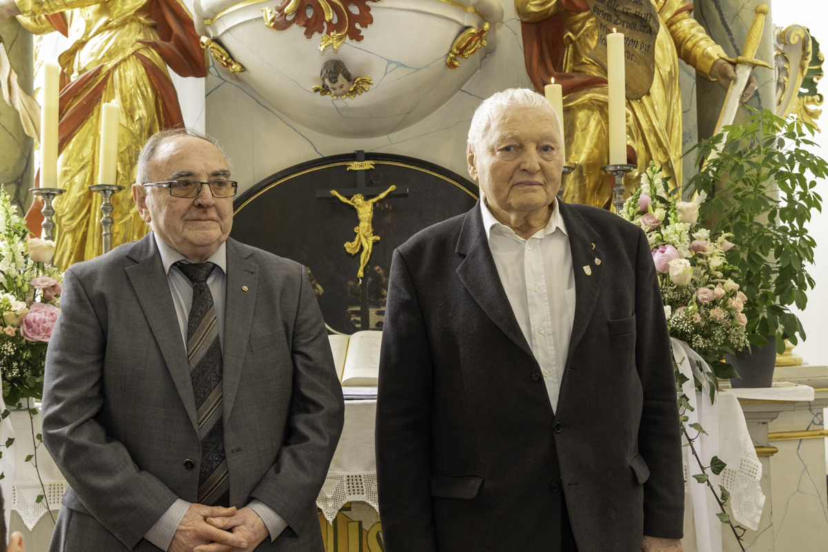 Gründungsmitglieder Hellmuth Müller und Adolf Lauterbach