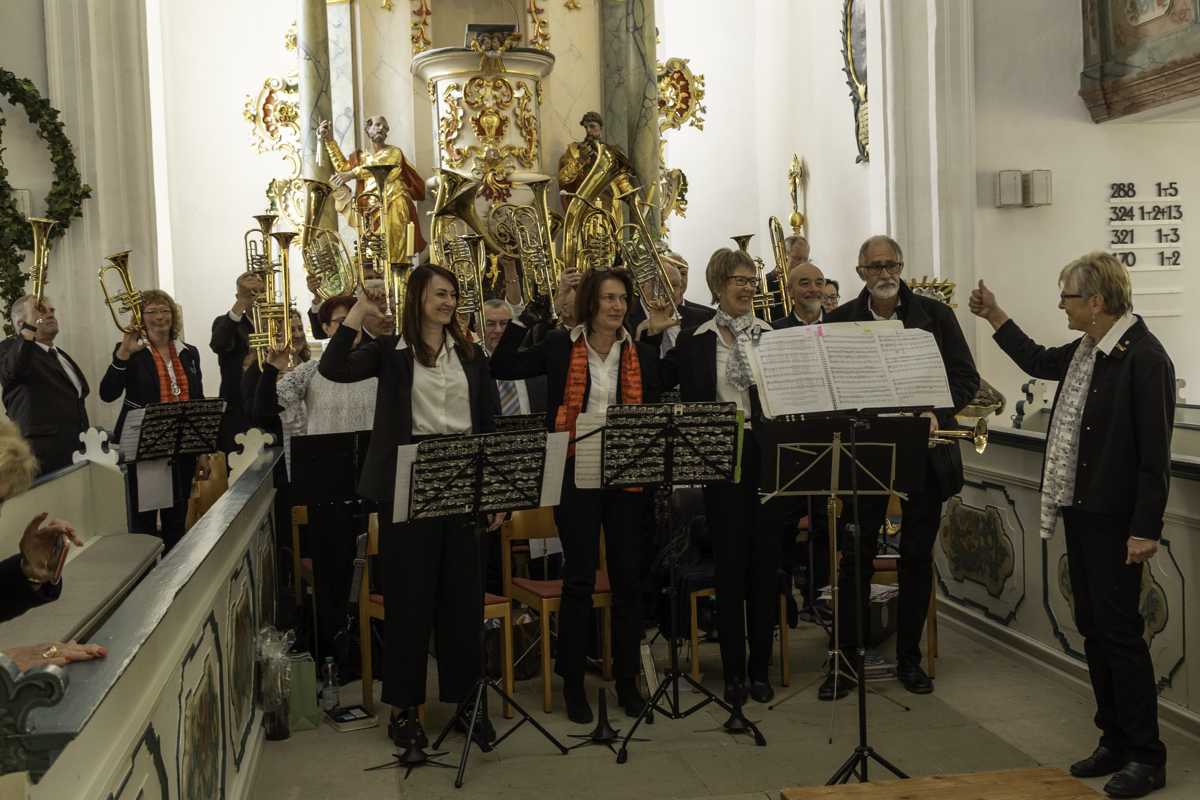 ein Ständchen des Posaunenchors